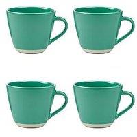 Sur La Table Colour Me Happy Set Of 4 Mugs - Green