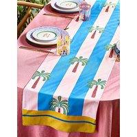 Eleanor Bowmer Electric Coast Palm Tree Table Runner