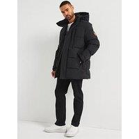 Belstaff Pendulum 2 Way Stretch Padded Coat - Black