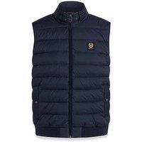 Belstaff Circuit Lightweight Padded Gilet - Navy