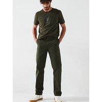 Belstaff Cotton Chino Trousers - Dark Green