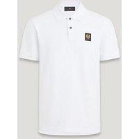 Belstaff Left Chest Patch Logo Regular Fit Polo Shirt - White
