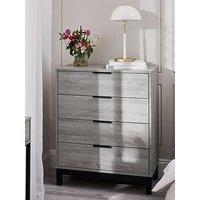 Julian Bowen Bali 4 Drawer Chest - Grey Oak