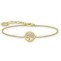 Thomas Sabo Tree Of Love Pendant Bracelet: Deep Symbolism, Silver, Gold Plating