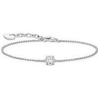 Thomas Sabo Large Zirconia Pendant Bracelet: Elegant, Versatile, Silver