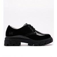 Lelli Kelly Miss Lk Maria Lace Up Patent School Shoe - Black