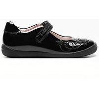 Lelli Kelly Erica Heart Mary Jane School Shoe - Black
