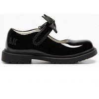 Lelli Kelly Miss Lk Masie Bow Mary Jane School Shoe - Black