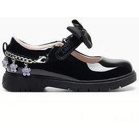 Lelli Kelly Anastasia Bracelet Chunky Sole Mary Jane School Shoe - Black