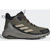 Adidas Terrex Mens Anylander Rain Ready Waterproof Hiking Boots -Khaki