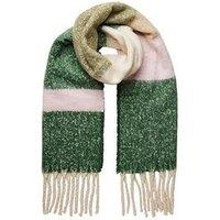 Pieces Tassle Detail Scarf - Green