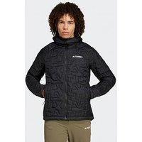 Adidas Terrex Mens Xpr Lightly Filled Hooded Jacket -Black