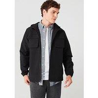 Very Man Hooded Overshirt - Black