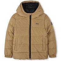 Boss Boys Padded Coat - Beige