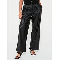 Jdy Tailored Pu Trouser - Black