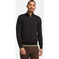 Timberland Williams River Knitted Jumper 1/4 Zip - Navy