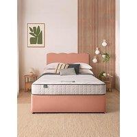 Silentnight Wave Headboard - Velvet - Blush