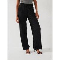 Jdy Bravo Pleated Jersey Pants - Black