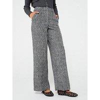 Vila Tailored Wide Leg Pant - Grey