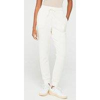 Armani Exchange Patch Logo Cuffed Scuba Jogger - Ivory