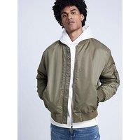 River Island Ma1 Bomber Jacket - Khaki