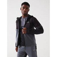 Oex Men'S Peak Track Top - Dark Grey