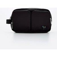 Ps Paul Smith Zebra Nylon Washbag - Black