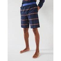 Ps Paul Smith Yarn Dye Stripe Long Sleeve Loungewear Bottoms - Navy