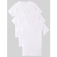 Ps Paul Smith 3 Pack Left Chest T-Shirts - White