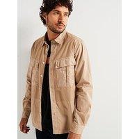 Ps Paul Smith Double Pocket Ripstop Overshirt - Brown