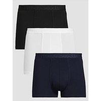 Ps Paul Smith Men'S 3 Pack Modal Cotton Trunks - Multi