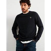 Ps Paul Smith Regular Fit Zebra Knitted Jumper - Black