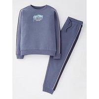 V By Very Boys Cut And Sew Jog Set - Multi