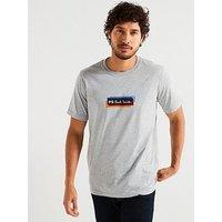 Ps Paul Smith Regular Fit Centre Multi Box Logo T-Shirt - Grey