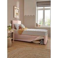 Silentnight Kids Astro 600 Pocket Mattress With Maxi Store Divan Bed Base And Headboard - Soft Pink