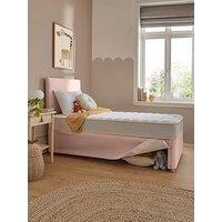 Silentnight Kids Comet Miracoil Mattress With Maxi Store Divan Bed Base And Headboard - Soft Pink