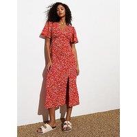 New Look Ditsy Print Midi Dress
