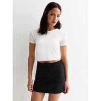 New Look Black Belted Mini Skort