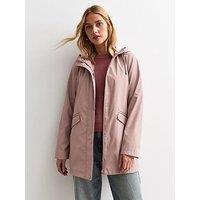 New Look Pink Unlined Hooded Raincoat