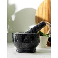 Salter Black Marble Pestle And Mortar