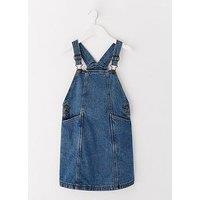 V By Very Girls Denim Pinafore