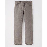 V By Very Girls Black Straight Leg Jean - Grey