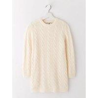 V By Very Girls Cable Knit Dress - Cream