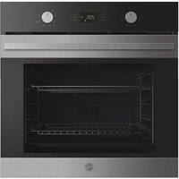 Hoover Ho6 H3T1Ctx 78L Single Oven, Tbcf, Cata Panels, Timer (Rotary) Ux - Black Glass & Stainless Steel - Oven With Installation