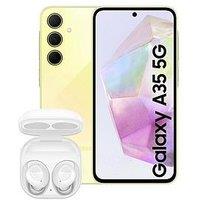 Samsung Galaxy A35 5G (6Gb Ram, 128Gb Storage) & With Galaxy & Buds Fe Earbuds (White)