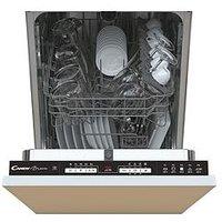 Candy Brava Cdih 2L952-80 45Cm Wide Slimline 9-Place Integrated Dishwasher, E Rated - Black - Dishwasher With Installation