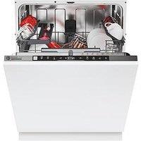 Hoover H-Dish 500 Hi 5C6F0S-80 60Cm Wide Fullsize Integrated 15-Place Dishwasher, Wifi Enabled, C Rated - Silver - Dishwasher With Installation
