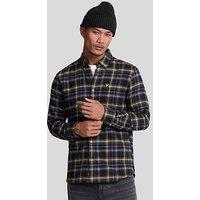 Lyle & Scott Lyle & Scott Long Sleeve Check Flannel Shirt - Black