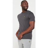Lyle & Scott Short Sleeve Regular Fit Plain T-Shirt - Dark Grey