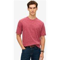 Superdry Short Sleeve Slub Marl T-Shirt - Red